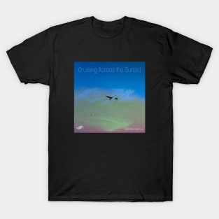 Cruising across the sunset Album Cover Art Minimalist Square Designs Marako + Marcus The Anjo Project Band T-Shirt